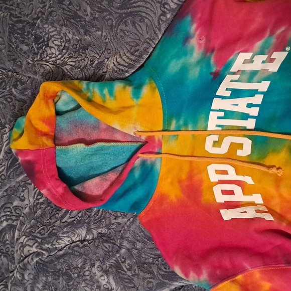 NWT Appalachian State University Tie Dye Sweatshirt. Unisex - Picture 2 of 9